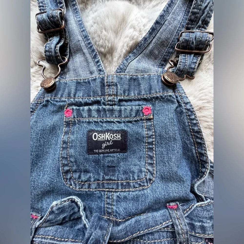 OshKosh B'gosh Blue and Pink Overalls
